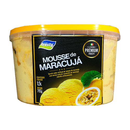 Sorvete de maracujá em casa com apenas 3 ingredientes