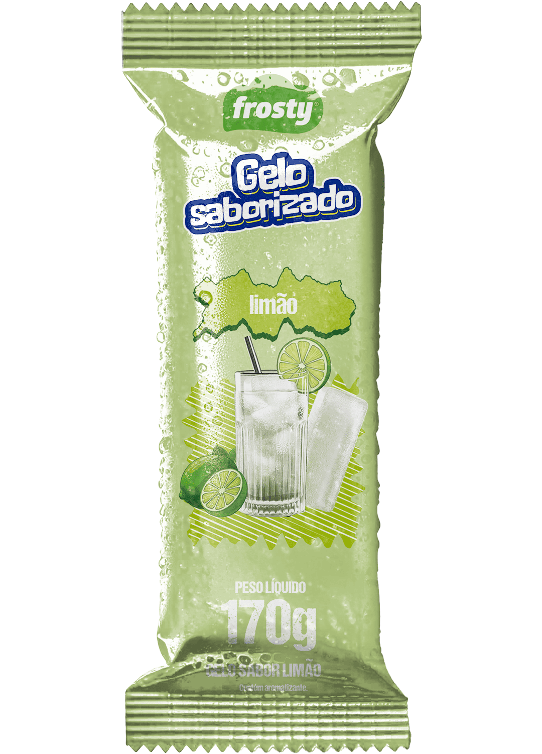 Gelo saborizado Limão