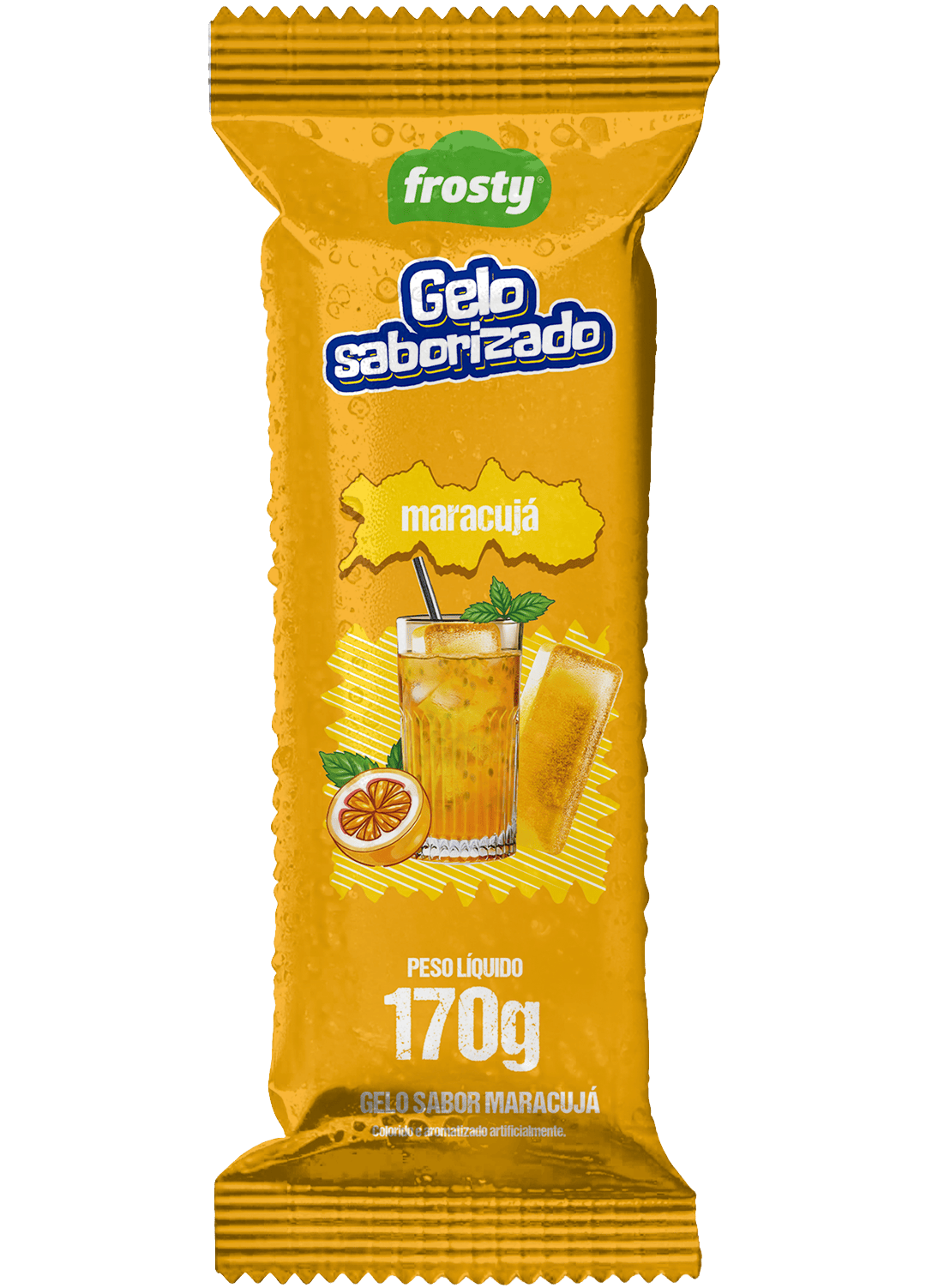Gelo saborizado Maracujá